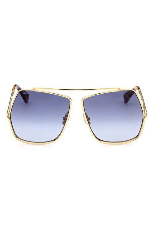 Womens 64MM Geometric Sunglasses Product Image