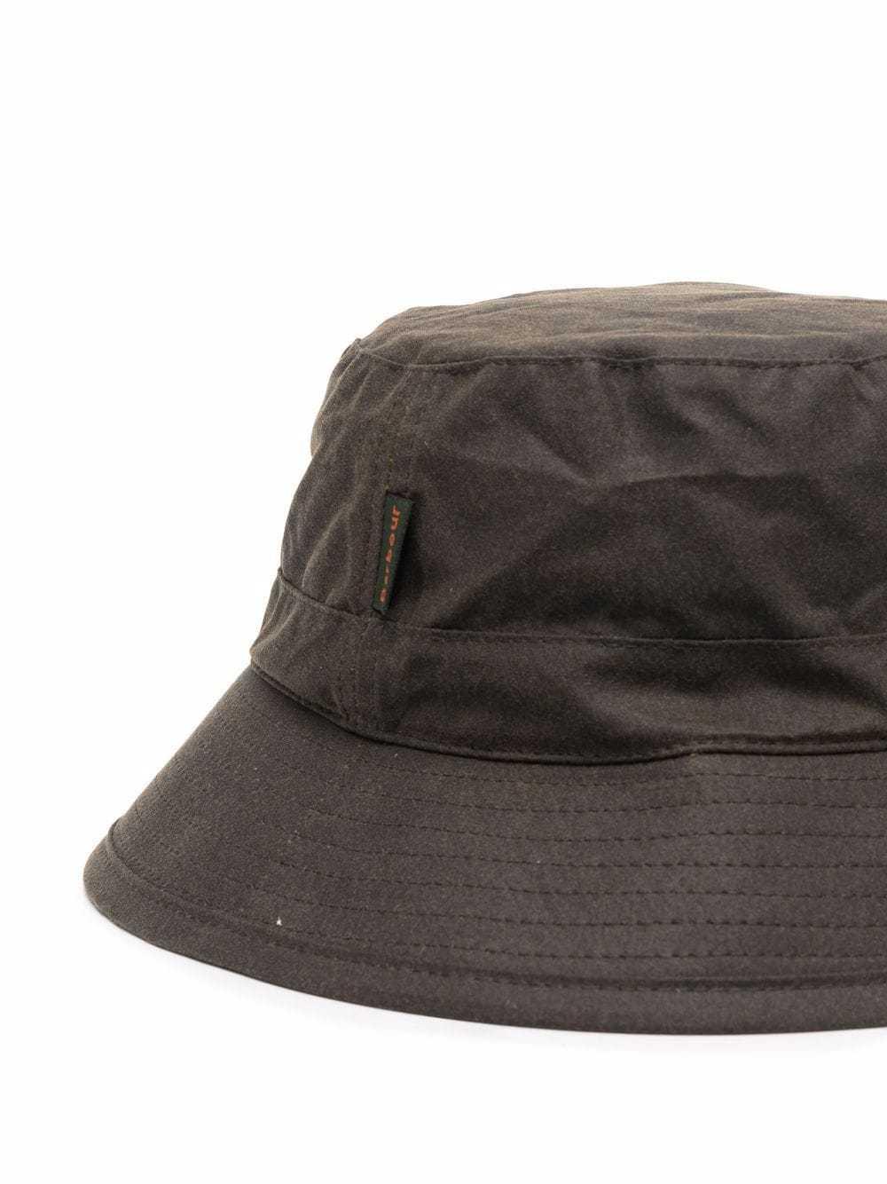 BARBOUR Embroidered Logo Bucket Hat In Black Product Image