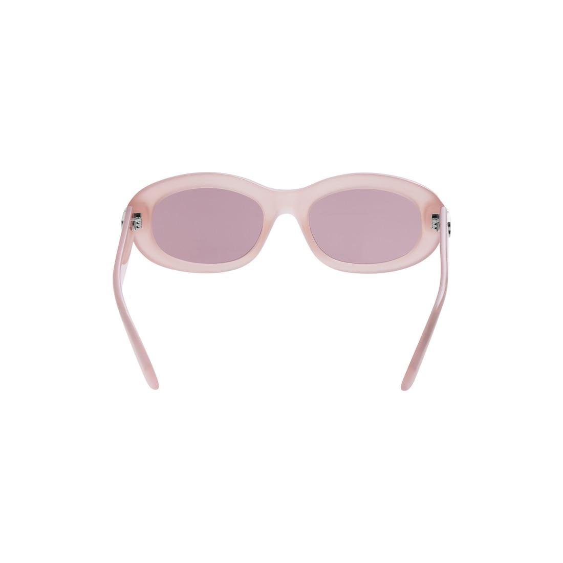 Women's Casino Round Sunglasses  in Milky Pink Product Image
