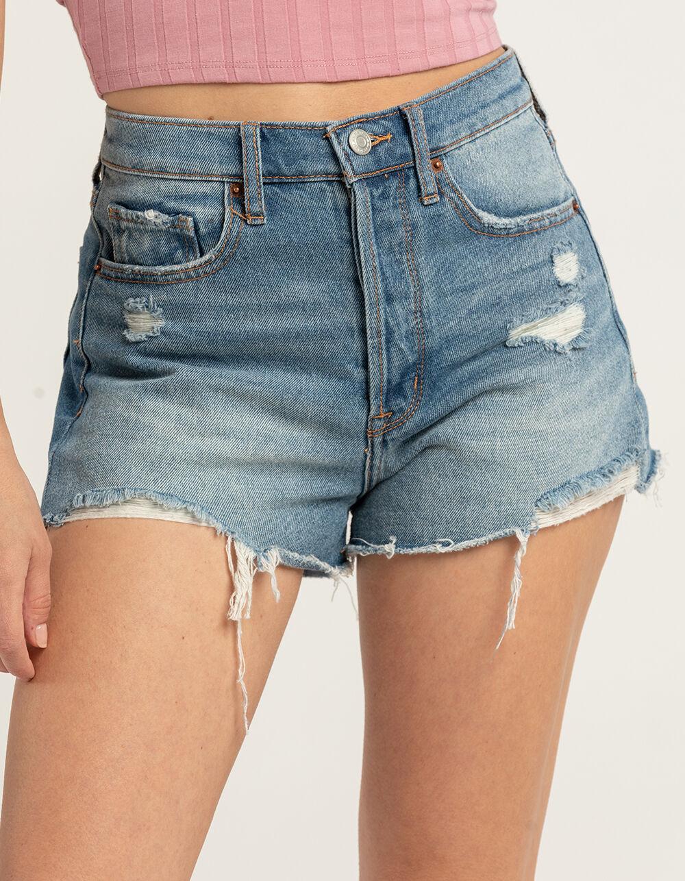 RSQ Womens Vintage High Rise Shorts - MEDIUM WASH Product Image