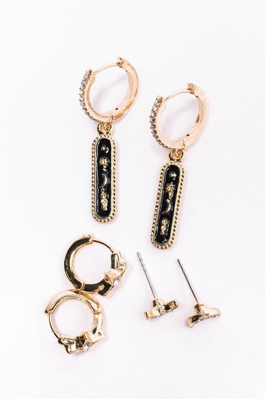 Celestial Gold Earring Set Product Image