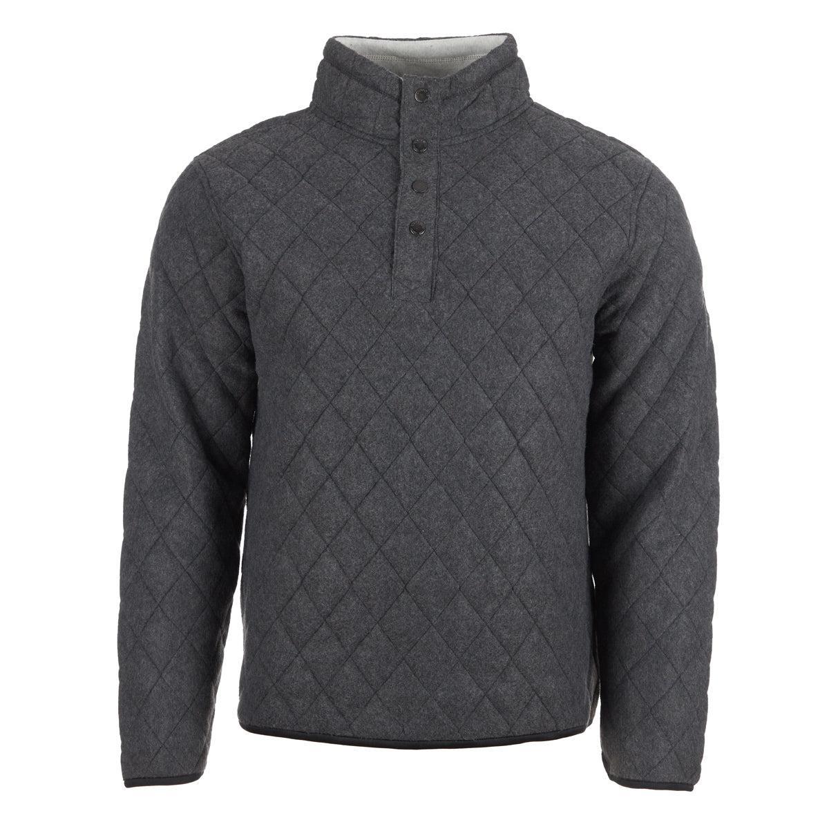 Canada Weather Gear Men's Quilted Snap Placket 1/4 Zip Product Image