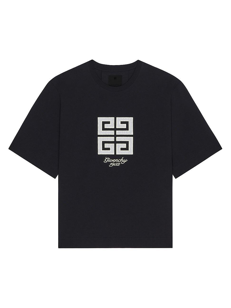 Mens 4G Studio Fit Short-Sleeve Cotton T-Shirt Product Image