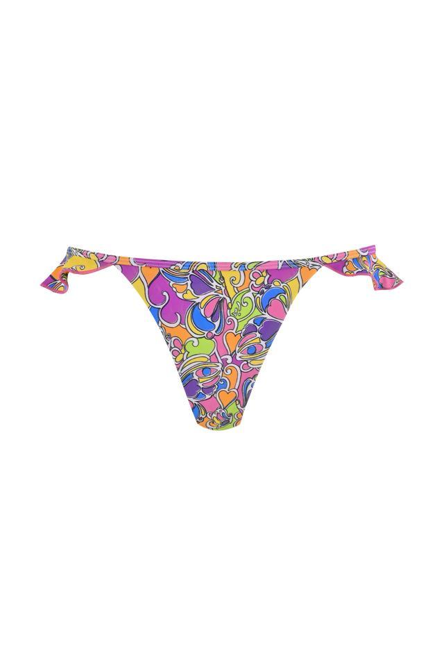 MARNIE BIKINI TOP - TROPICAL BUTTERFLY BLOOM Product Image