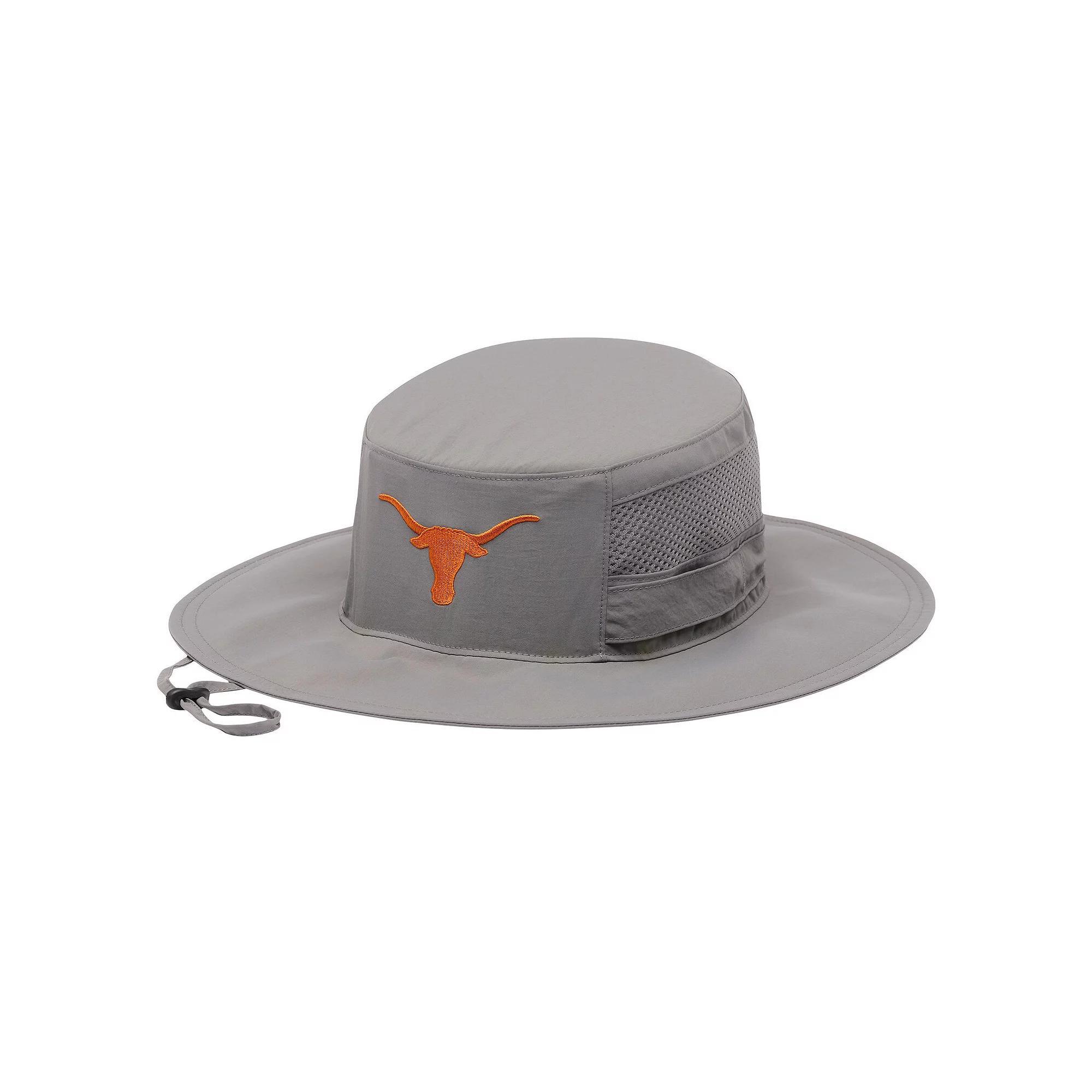 Men's Columbia  Gray Texas Longhorns Bora Bora III Omni-Shade Booney Hat, Grey Product Image