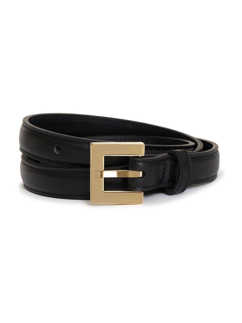 Anine Bing Womens Nicola Leather Belt Product Image