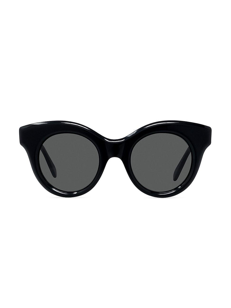 Womens Curvy 49MM Round Sunglasses Product Image
