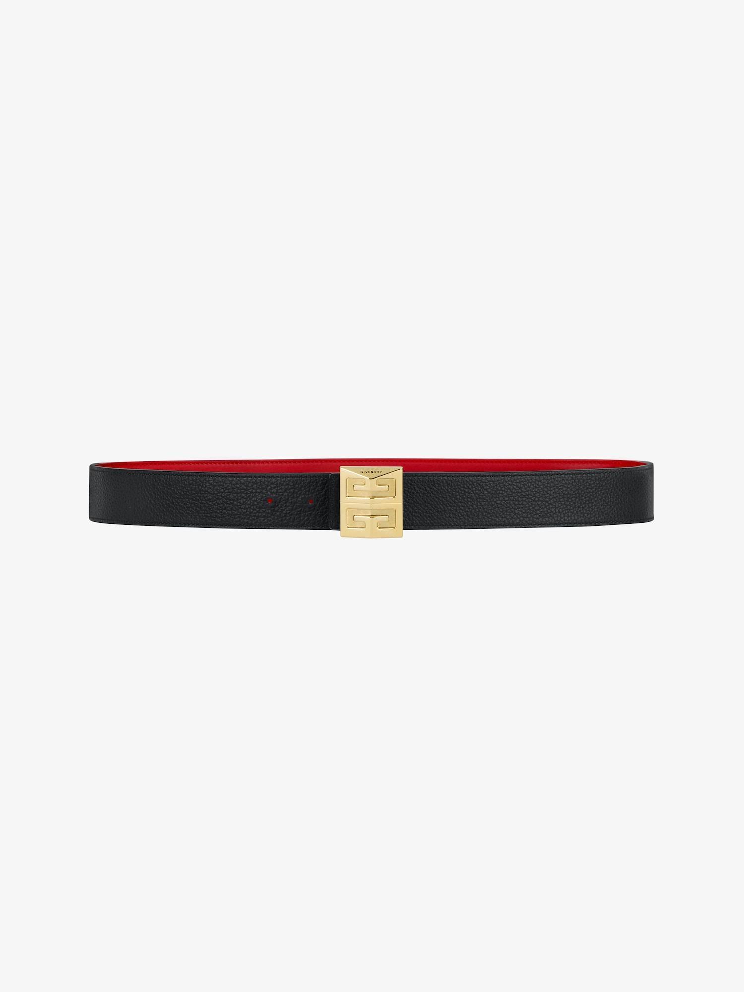 4G reversible belt in leather Product Image