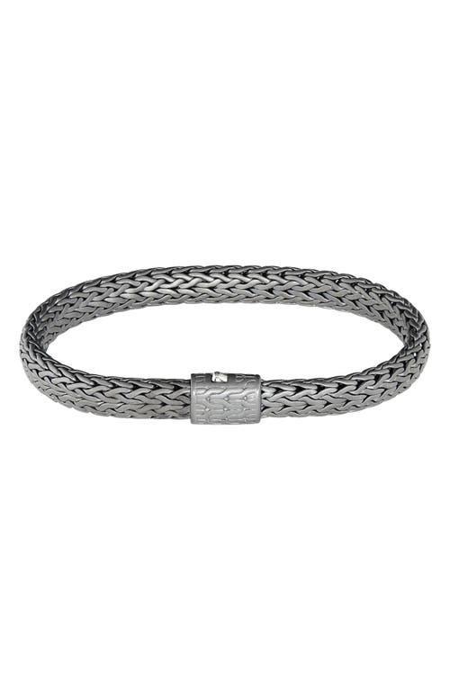 John Hardy Mens Sterling Silver Icon Bracelet, 7.5mm Product Image