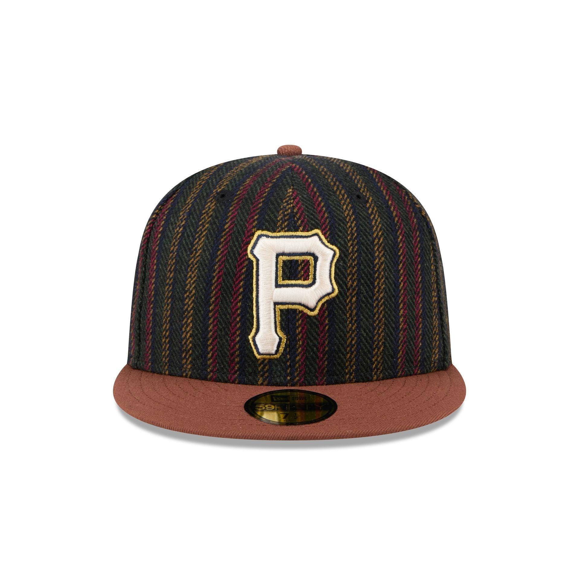 Pittsburgh Pirates Vintage Herringbone 59FIFTY Fitted Hat Male Product Image