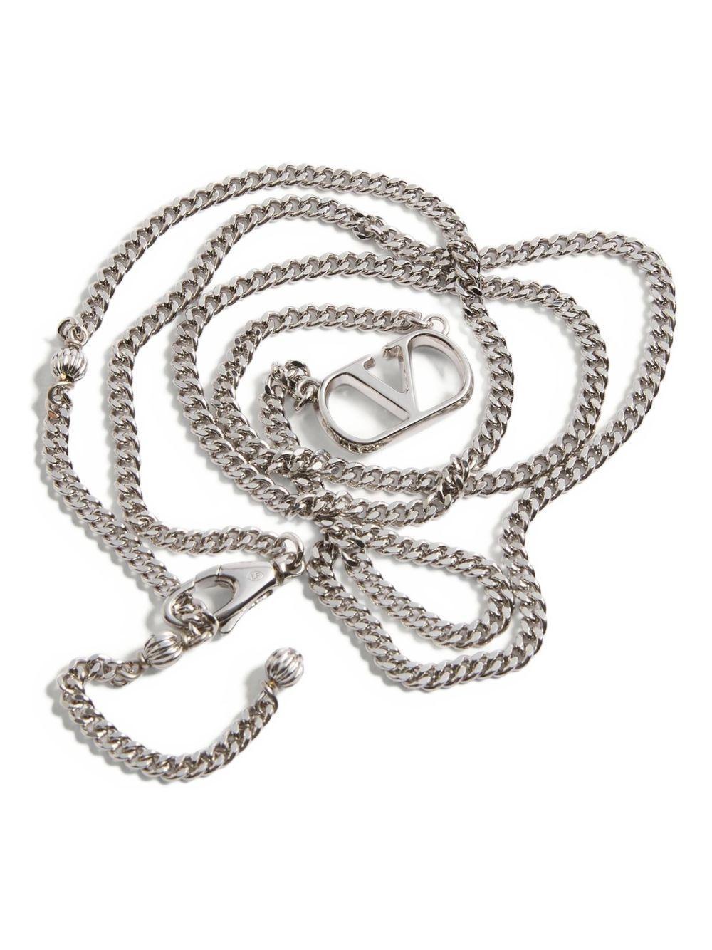 logo-plaque necklace  Product Image