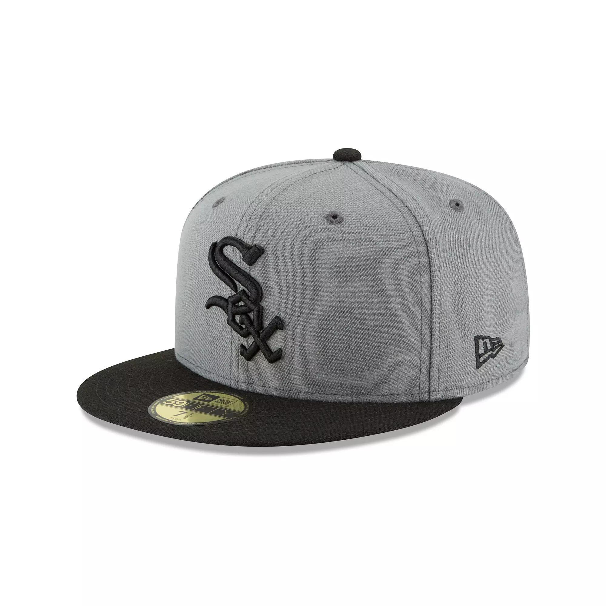 Mens New Era Gray/Black Chicago White Sox Two-Tone 59FIFTY Fitted Hat Product Image