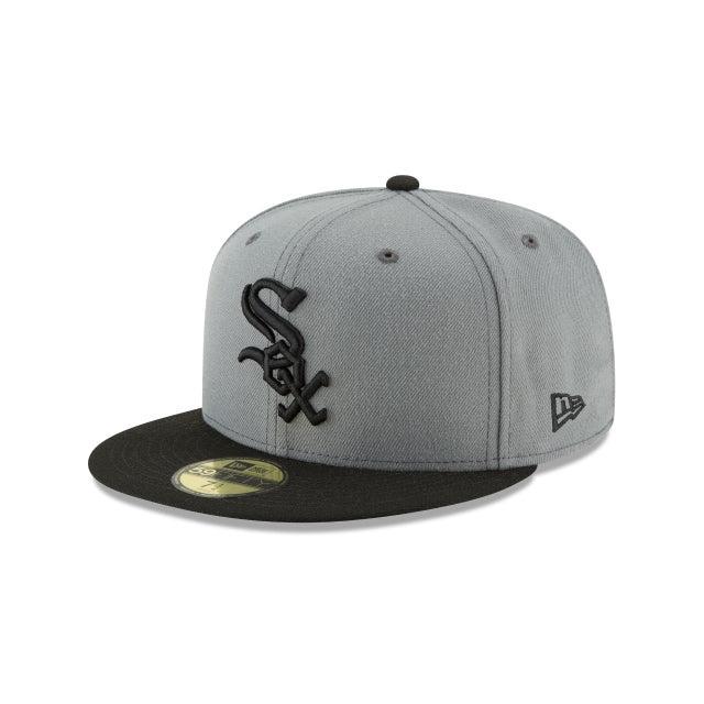 Men's New Era Gray/Black New York Yankees Two-Tone 59FIFTY Fitted Hat, Size: 7 5/8, Grey Product Image