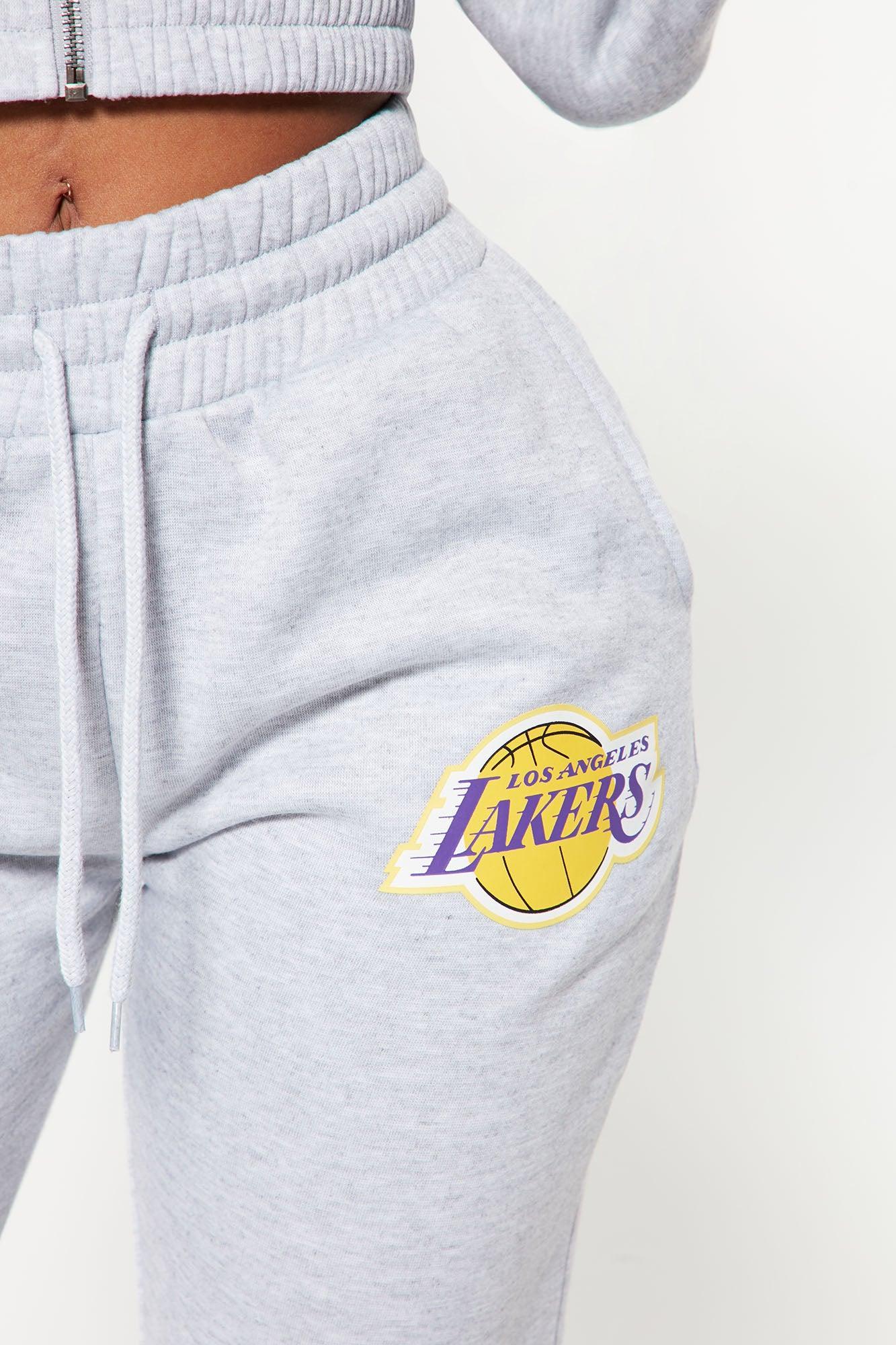 Lakers Set Up Jogger - Heather Grey Female Product Image