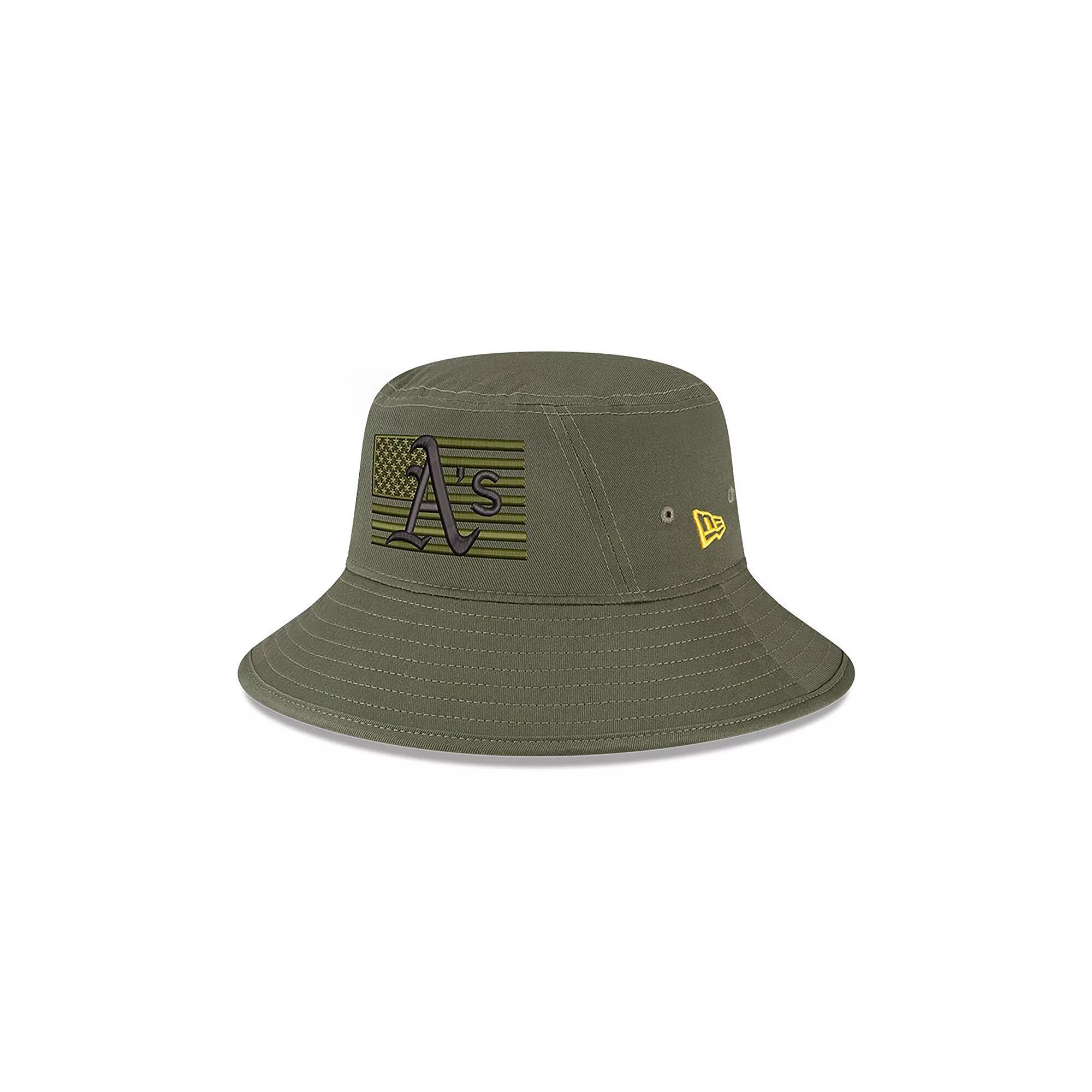 Mens New Era Oakland Athletics 2023 Armed Forces Day Bucket Hat Product Image