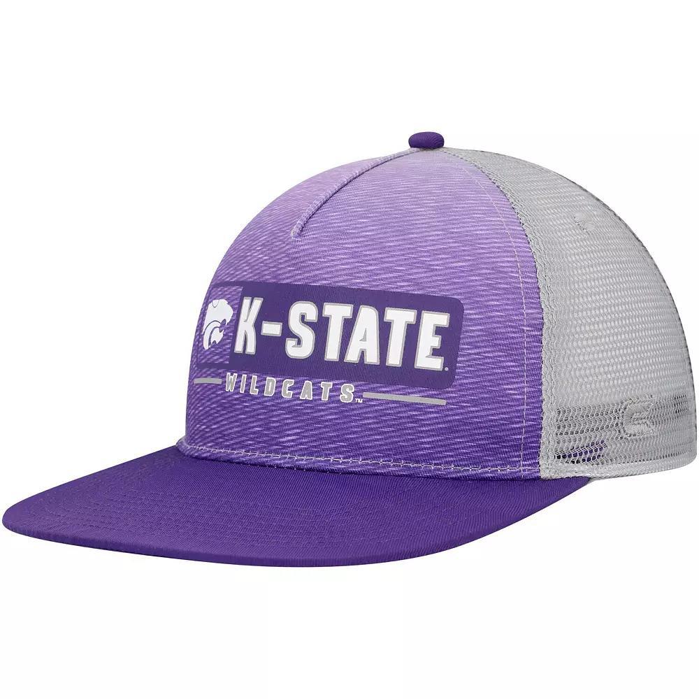 Men's Colosseum  Purple/Gray Kansas State Wildcats Snapback Hat Product Image