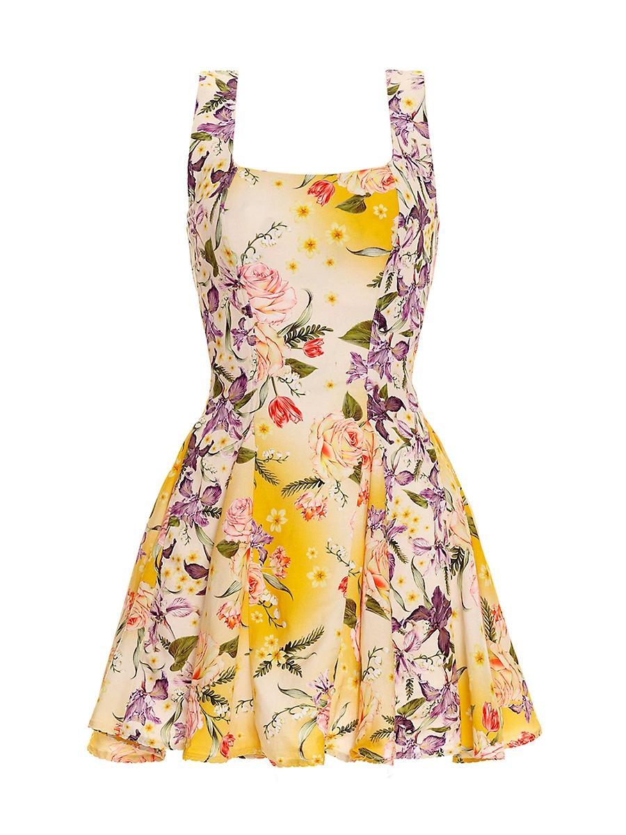 Womens Kristen Dreamin Floral Minidress Product Image