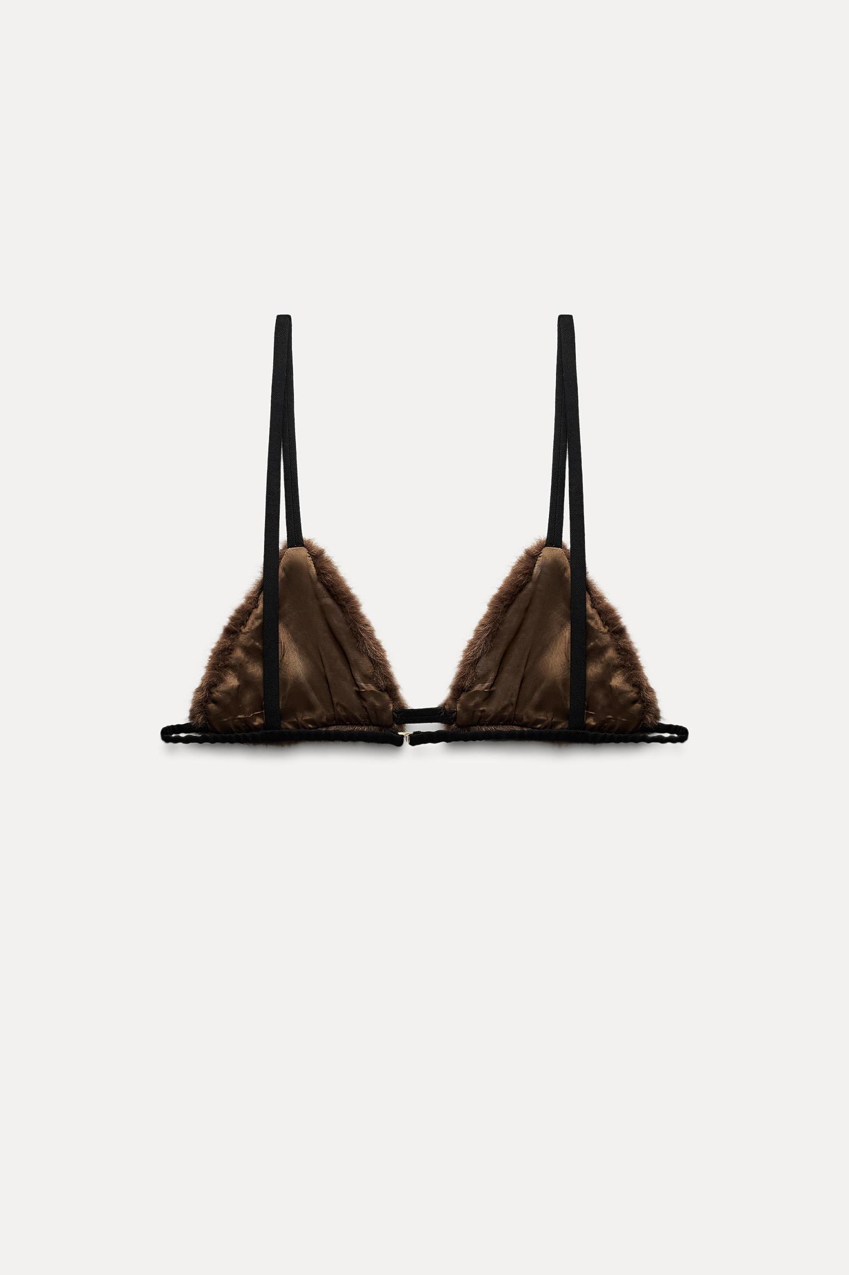 FAUX FUR BRALETTE LIMITED EDITION Product Image