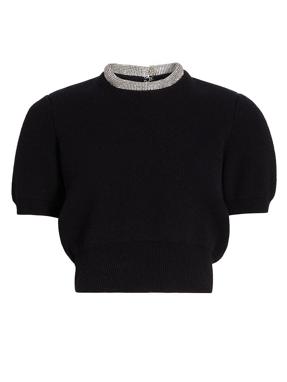 Womens Embellished Collar Top Product Image