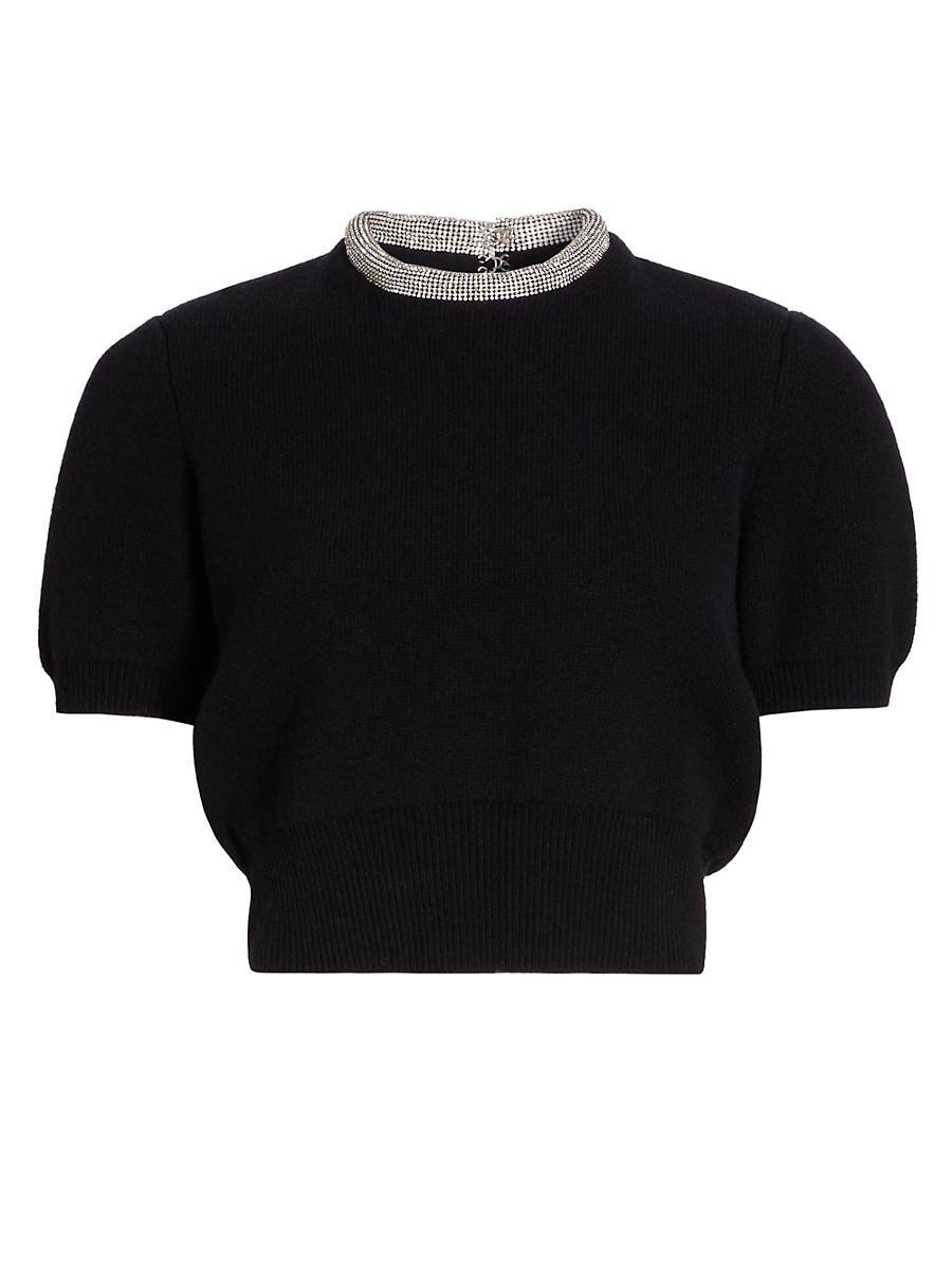 Womens Embellished Collar Top Product Image