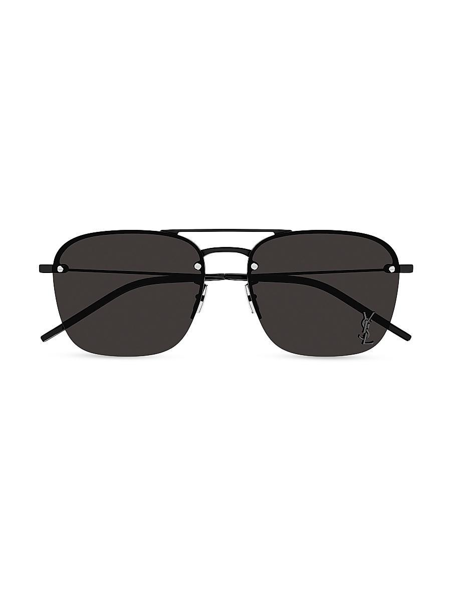Womens Monogram Pin Metal 59MM Navigator Sunglasses Product Image
