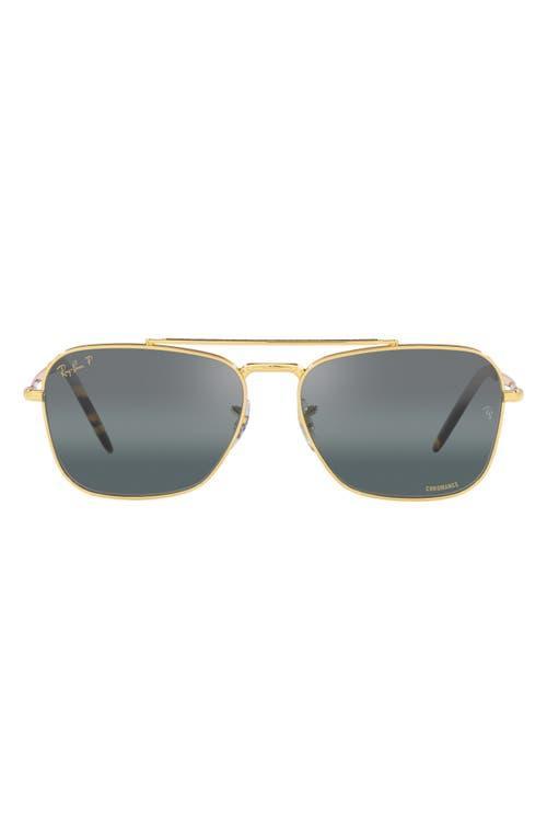 Ray-Ban Mens Jeffery Square 55mm Polarized Sunglasses Product Image