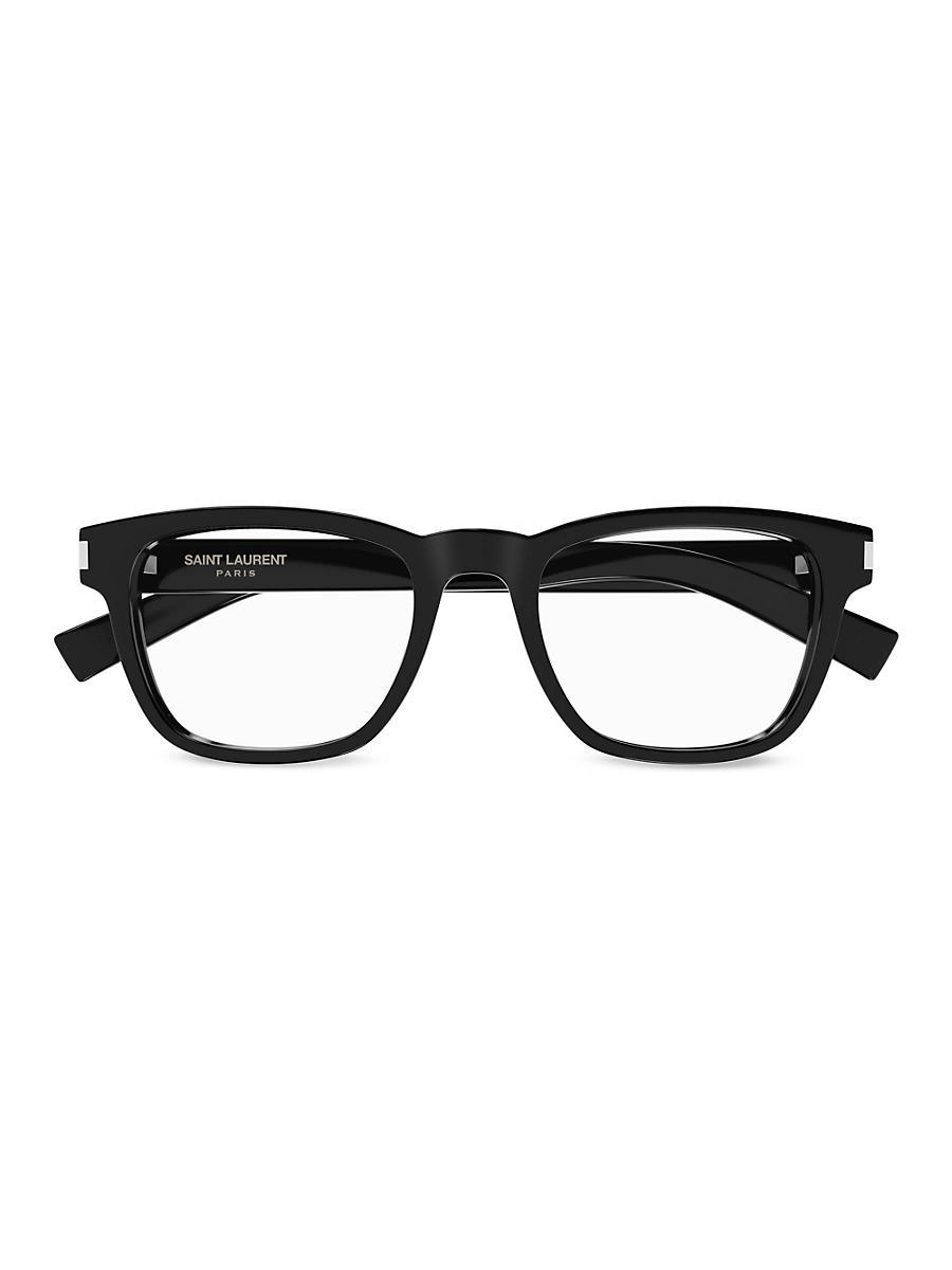 Mens Mid Naked Wire Core 52MM Square Eyeglasses Product Image