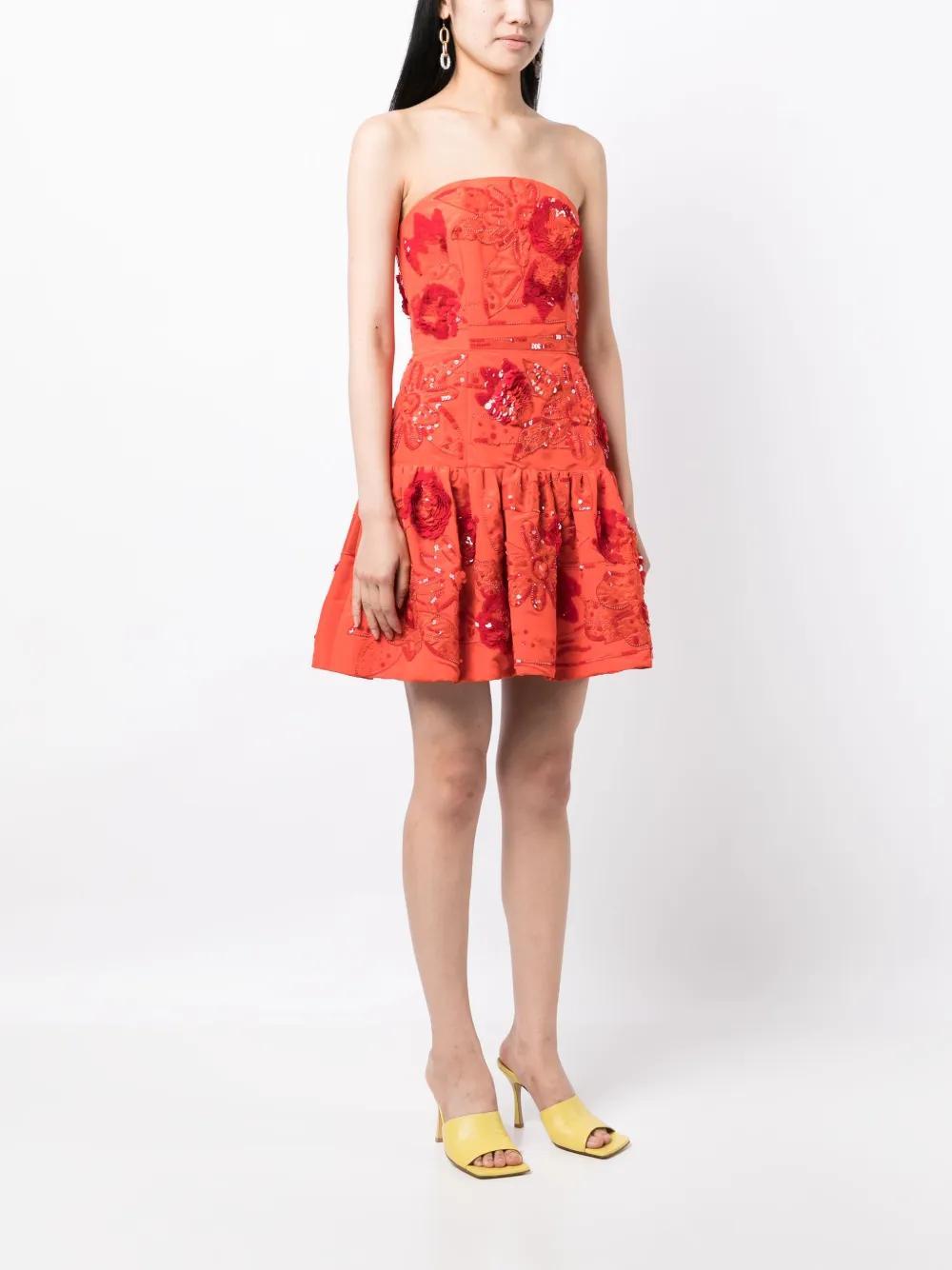 sequin-embellished silk dress Product Image