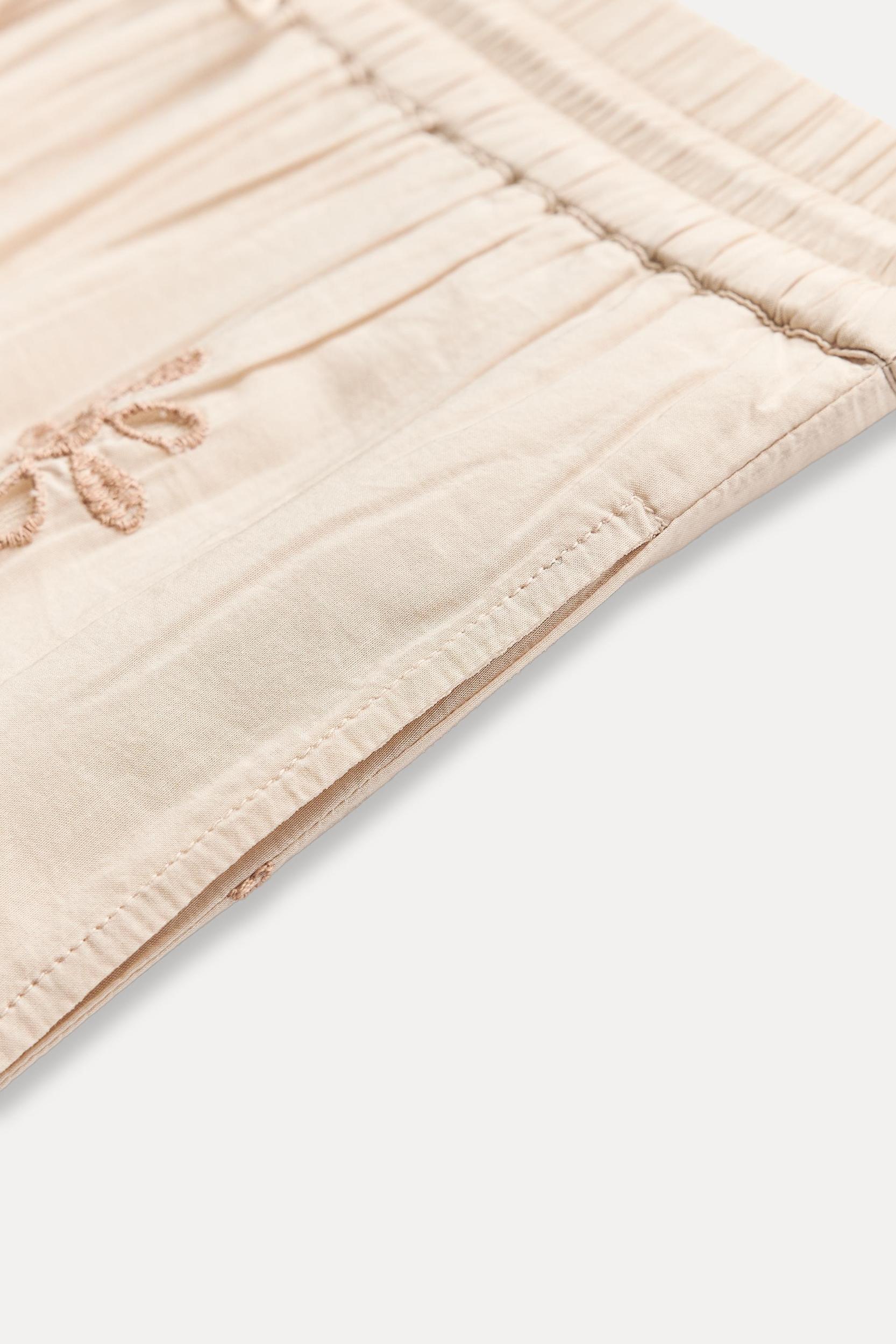 EMBROIDERED PANTS ZW COLLECTION Product Image