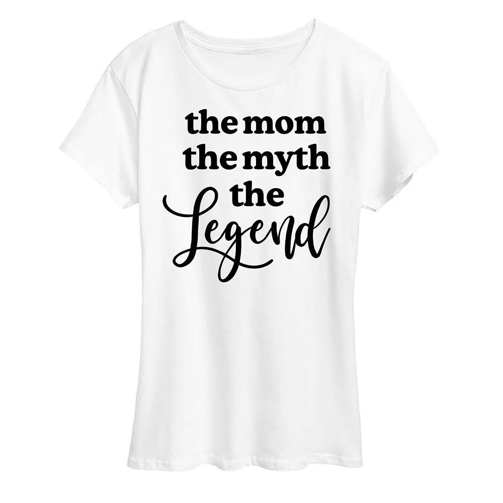 Womens Mom Myth Legend Graphic Tee Product Image