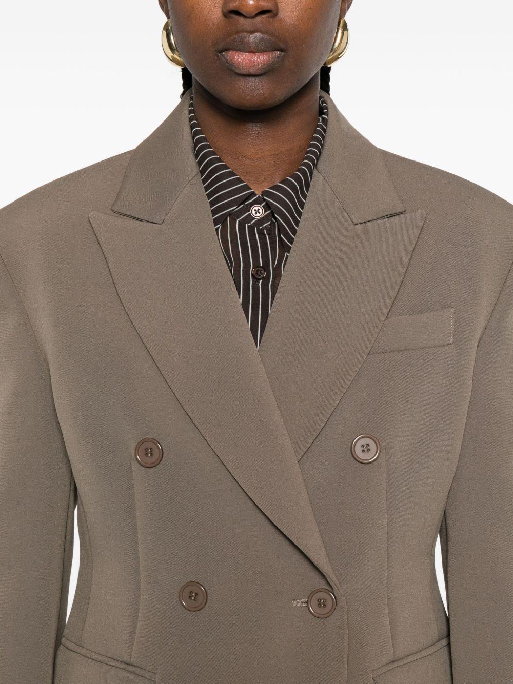 peak-lapel double-breasted blazer Product Image