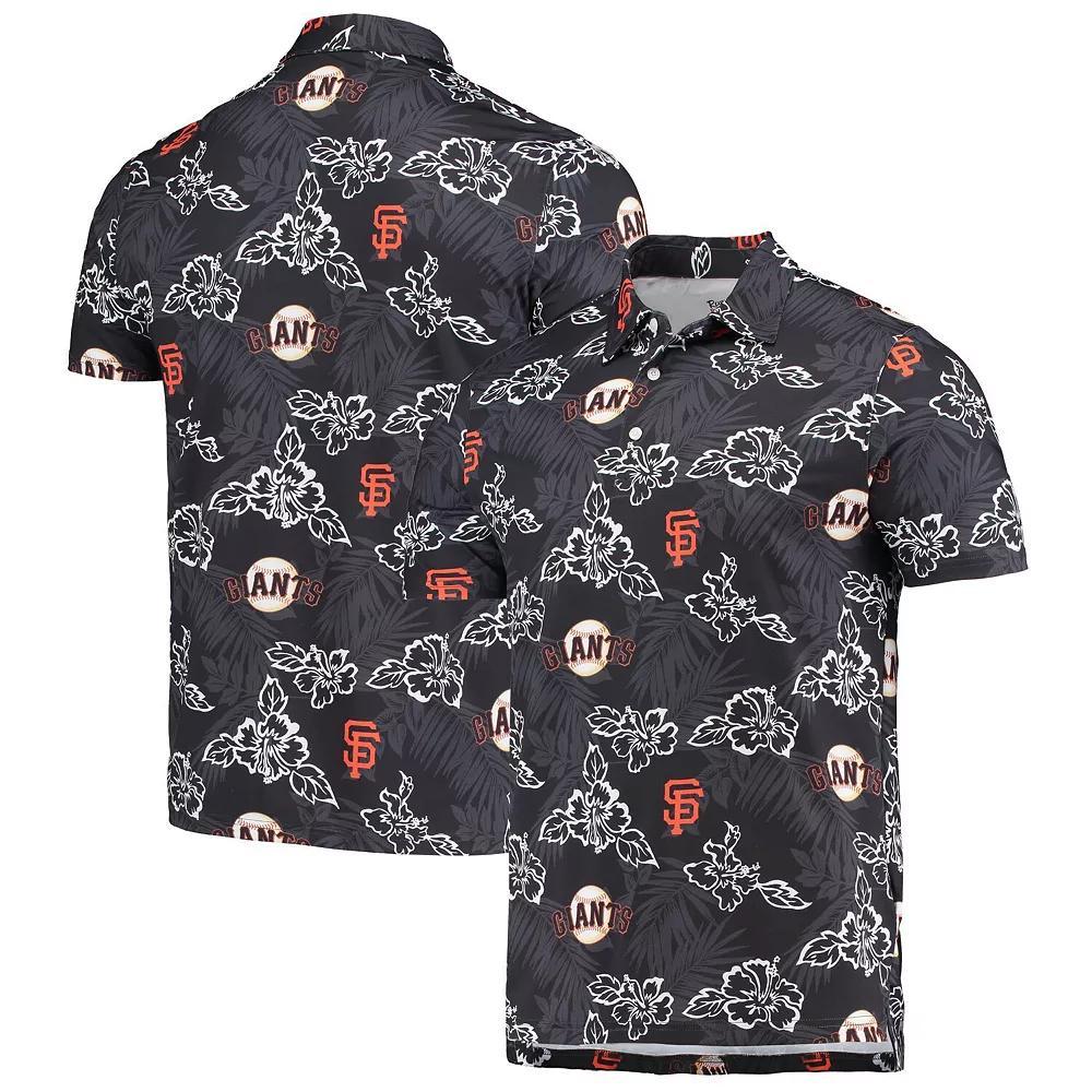 Men's Reyn Spooner Black San Francisco Giants Performance Polo, Size: XL Product Image