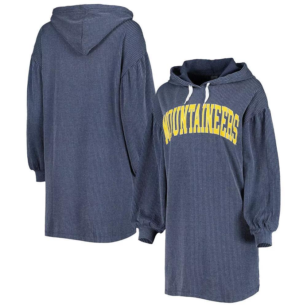 Womens Gameday Couture West Virginia Mountaineers Game Winner Vintage Wash Tri-Blend Dress Blue Product Image