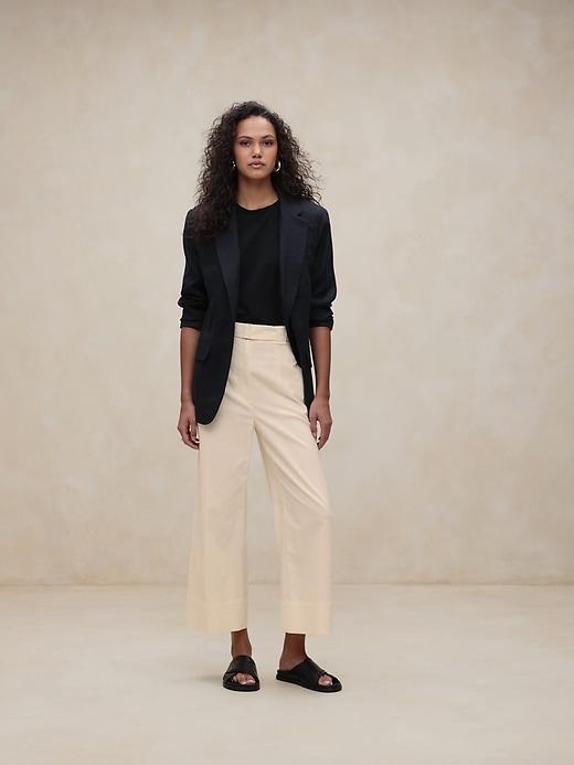Oceanside Wide-Leg Cropped Pant Product Image