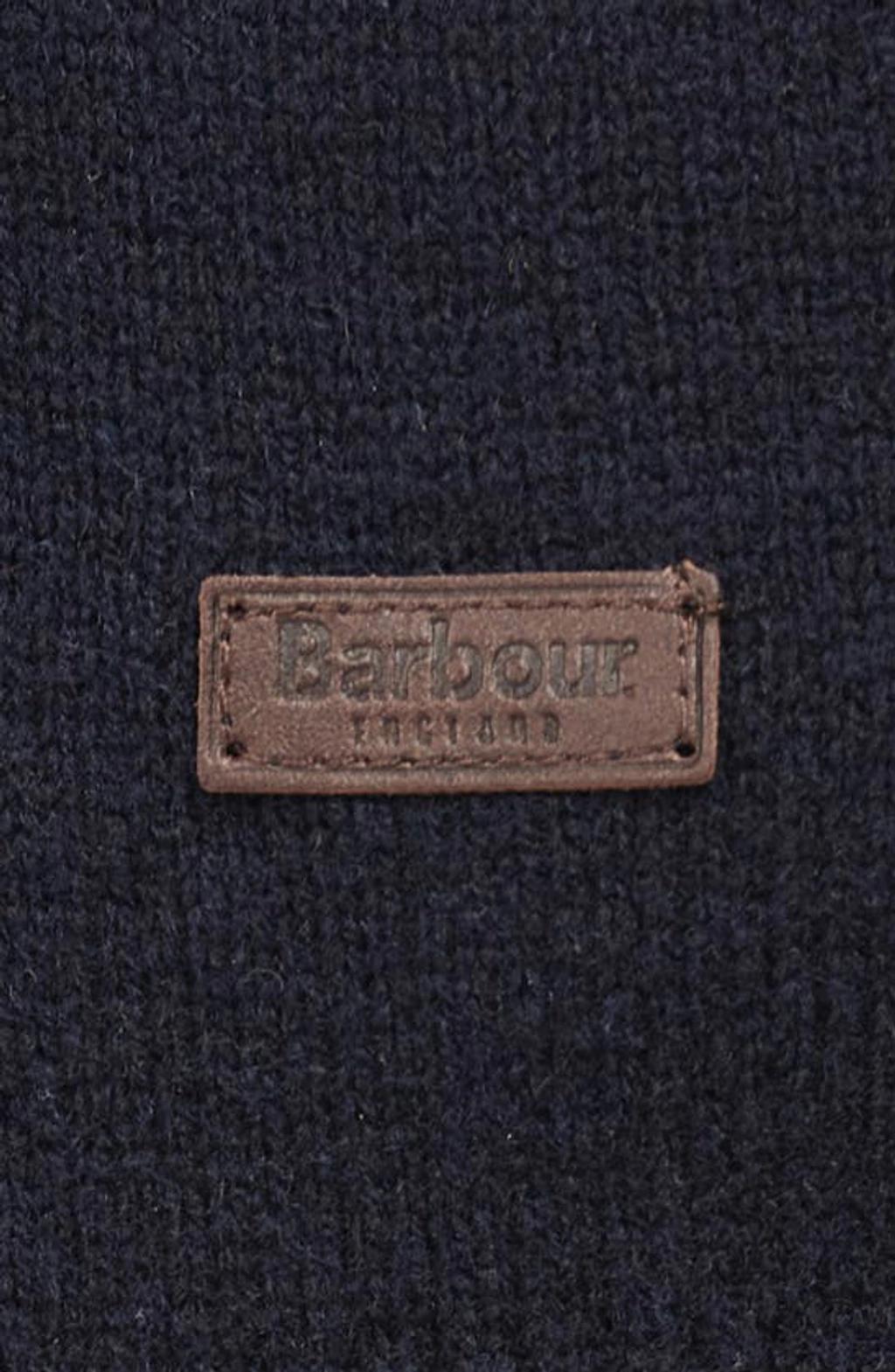 BARBOUR Essential Patch Crewneck Sweater In Navy Product Image