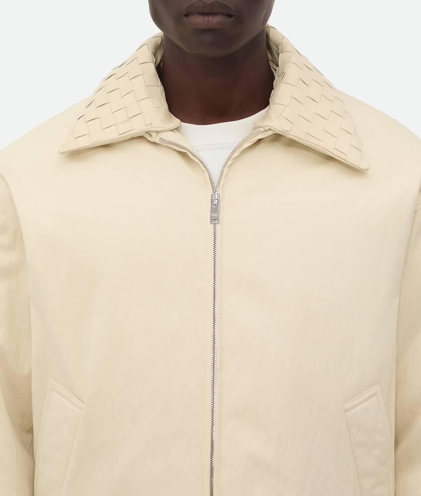 Men's Cotton Twill Puffer Jacket in Sea salt Product Image