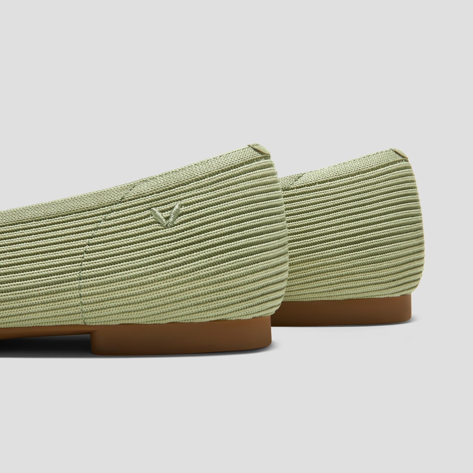 Square-Toe V-Cut Flats (Margot 2.0) Product Image