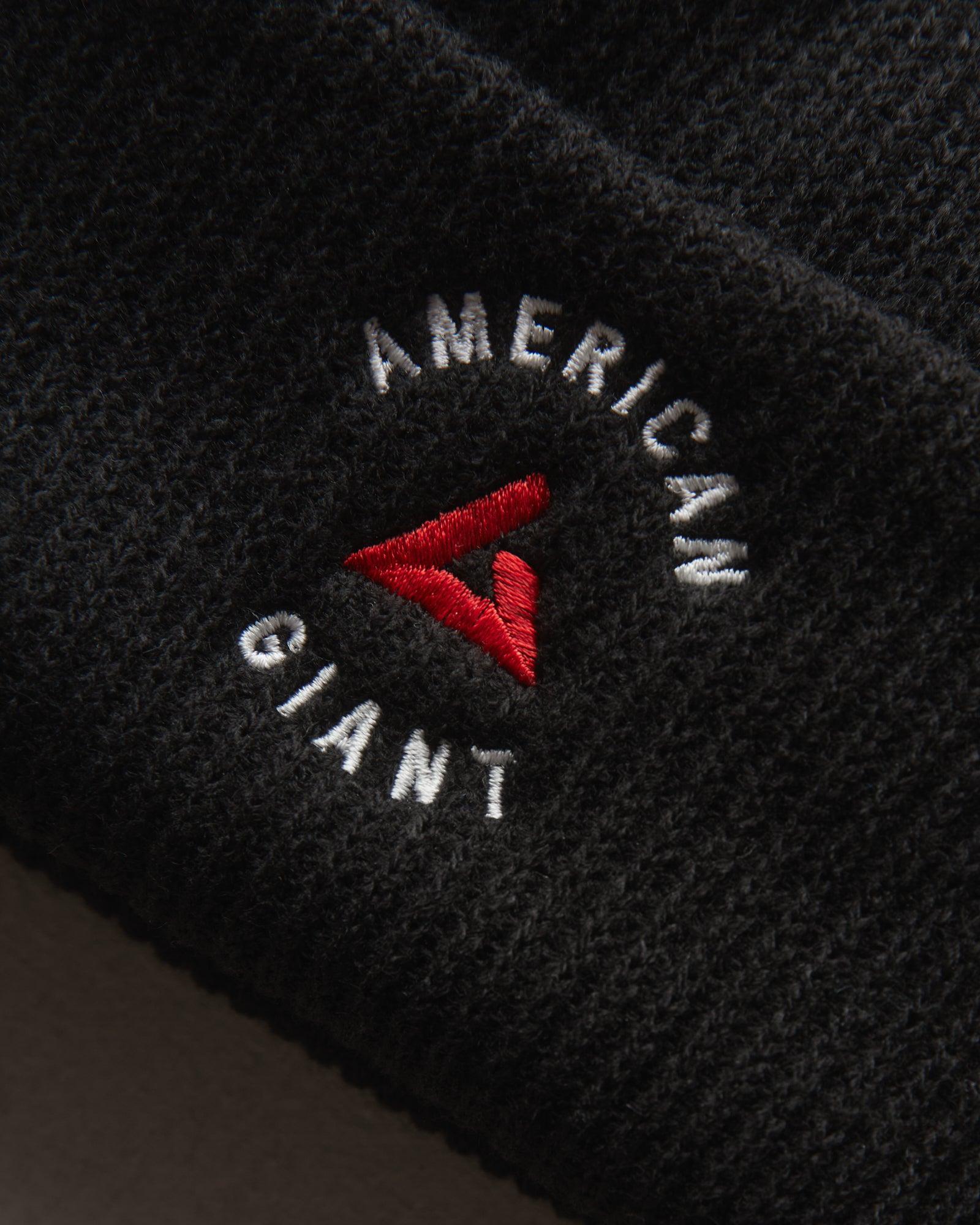 Embroidered Beanie - Black Product Image