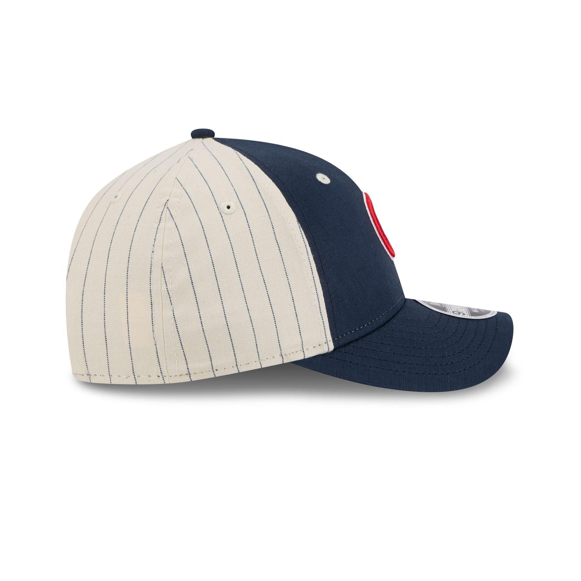 New York Rangers Linen 9FORTY M-Crown Snapback Hat Male Product Image