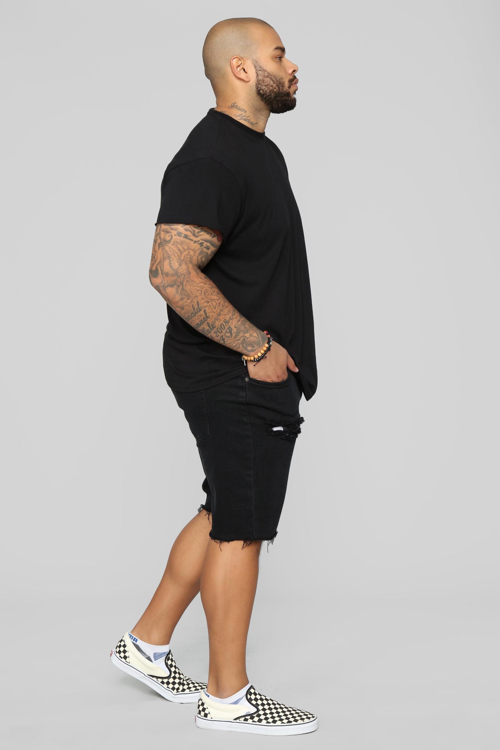 Earl Denim Shorts - Black Product Image