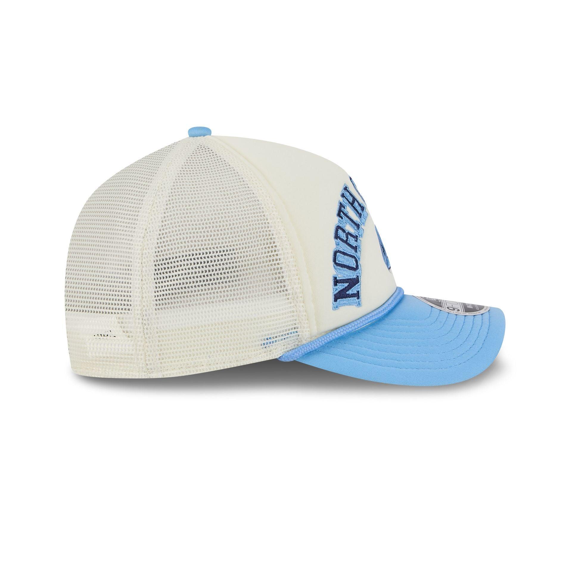 North Carolina Tar Heels Chrome Arch 9FORTY M-Crown A-Frame Trucker Hat Male Product Image