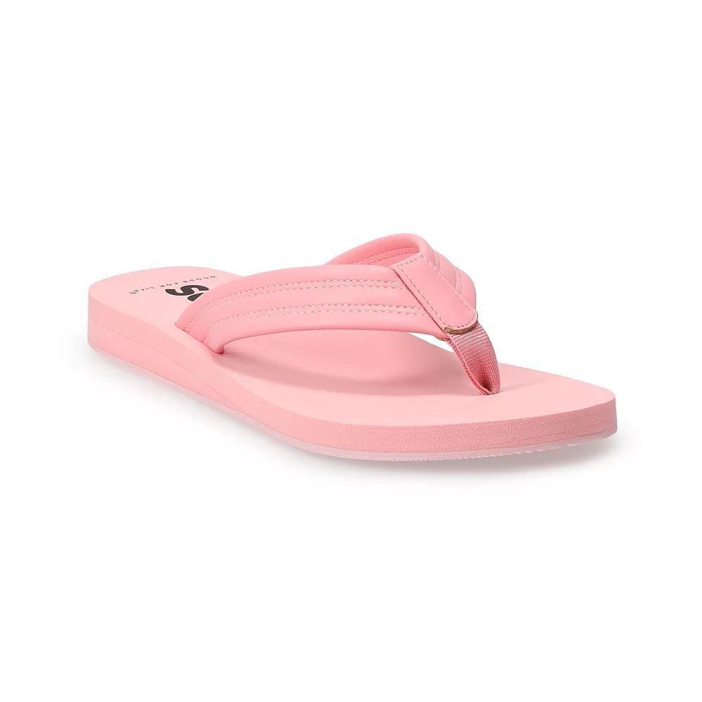 SO® Bloomfield Women's Thong Sandals, Size: 10, Pink Product Image