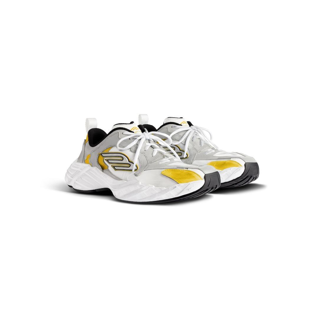 Men's Monday Shoe in Grey/white/yellow/black Product Image