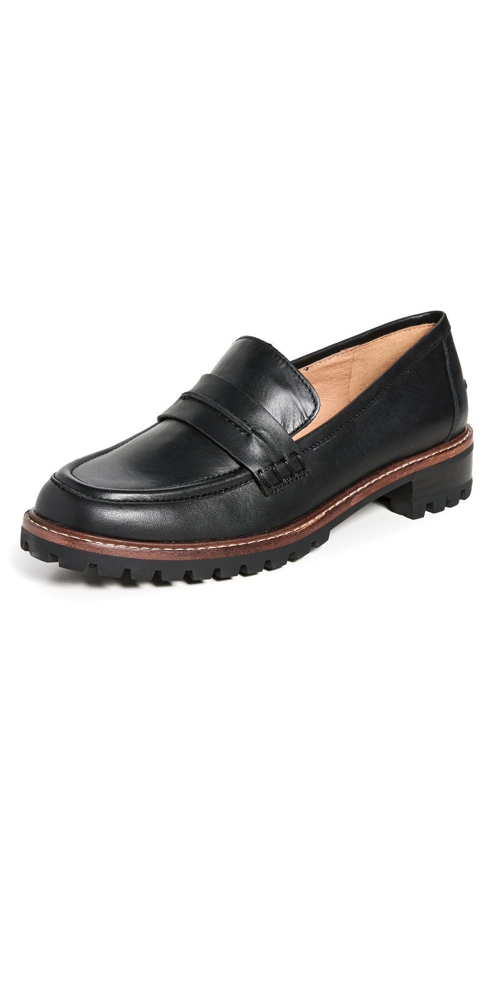 Madewell The Corinne Lugsole Loafers True Black 6 Product Image