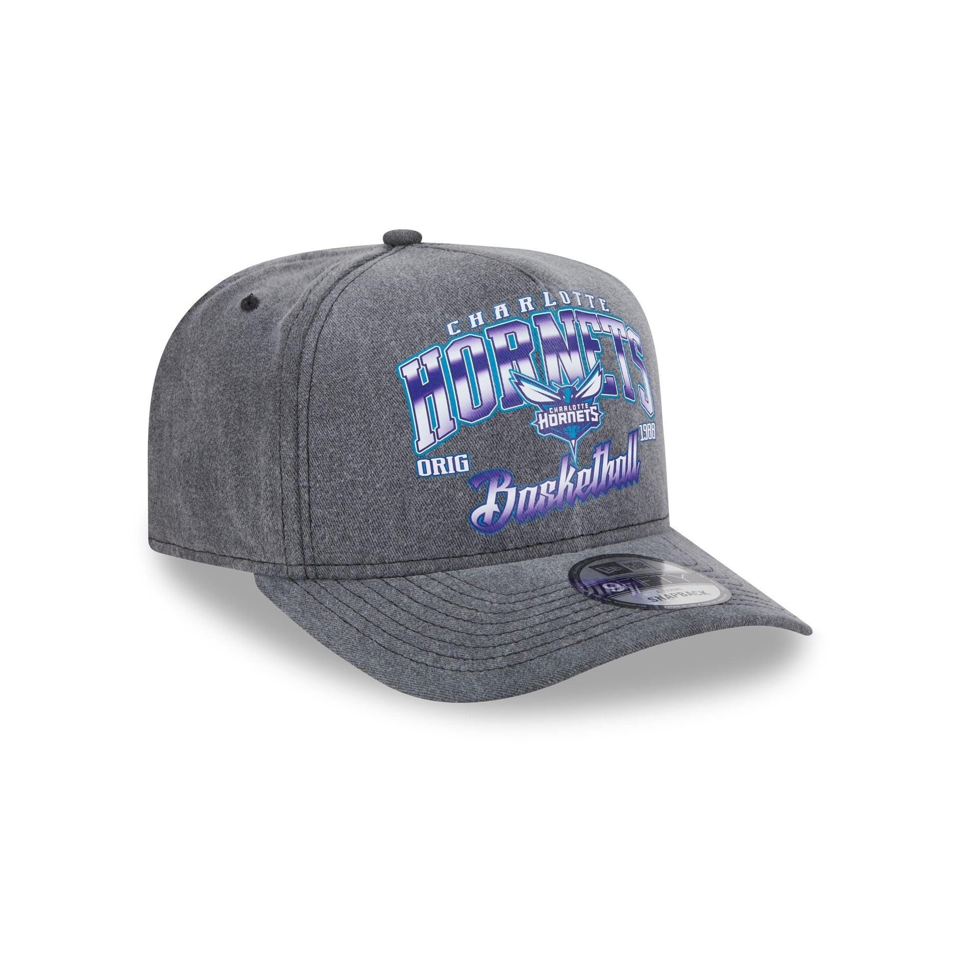 Charlotte Hornets Washed 9FIFTY A-Frame Snapback Hat Male Product Image