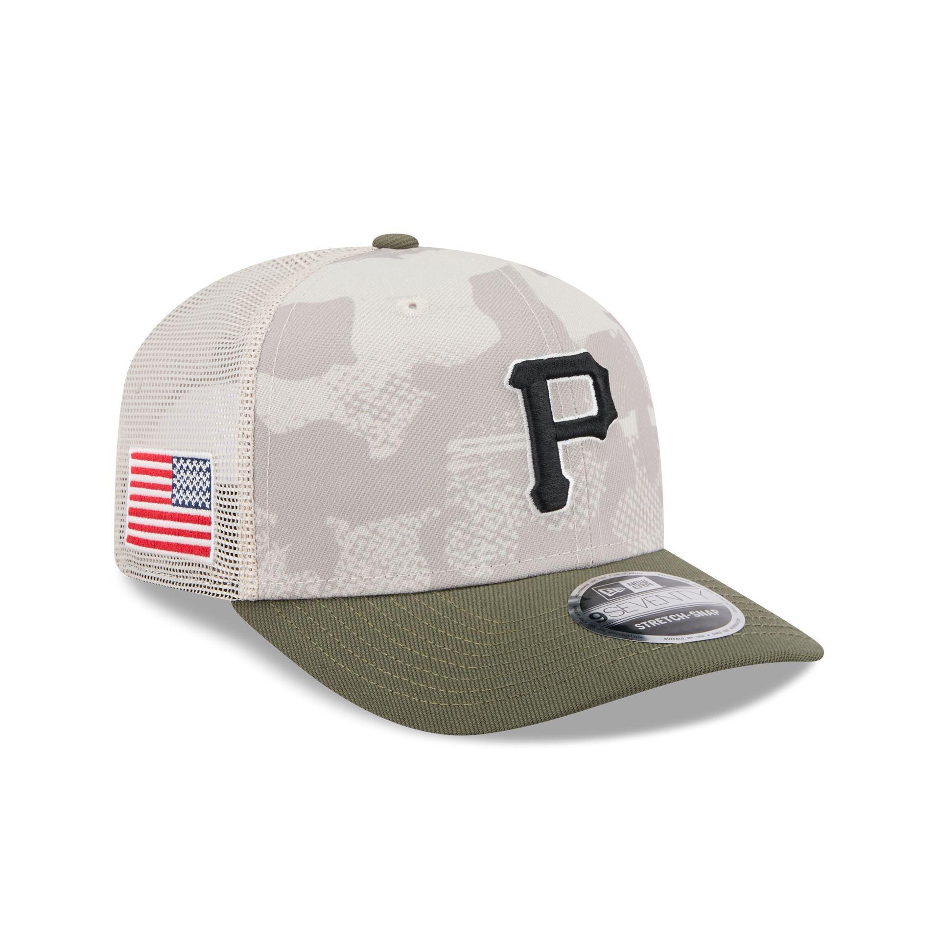 Pittsburgh Pirates Armed Forces Day 2025 9SEVENTY Trucker Hat Male Product Image