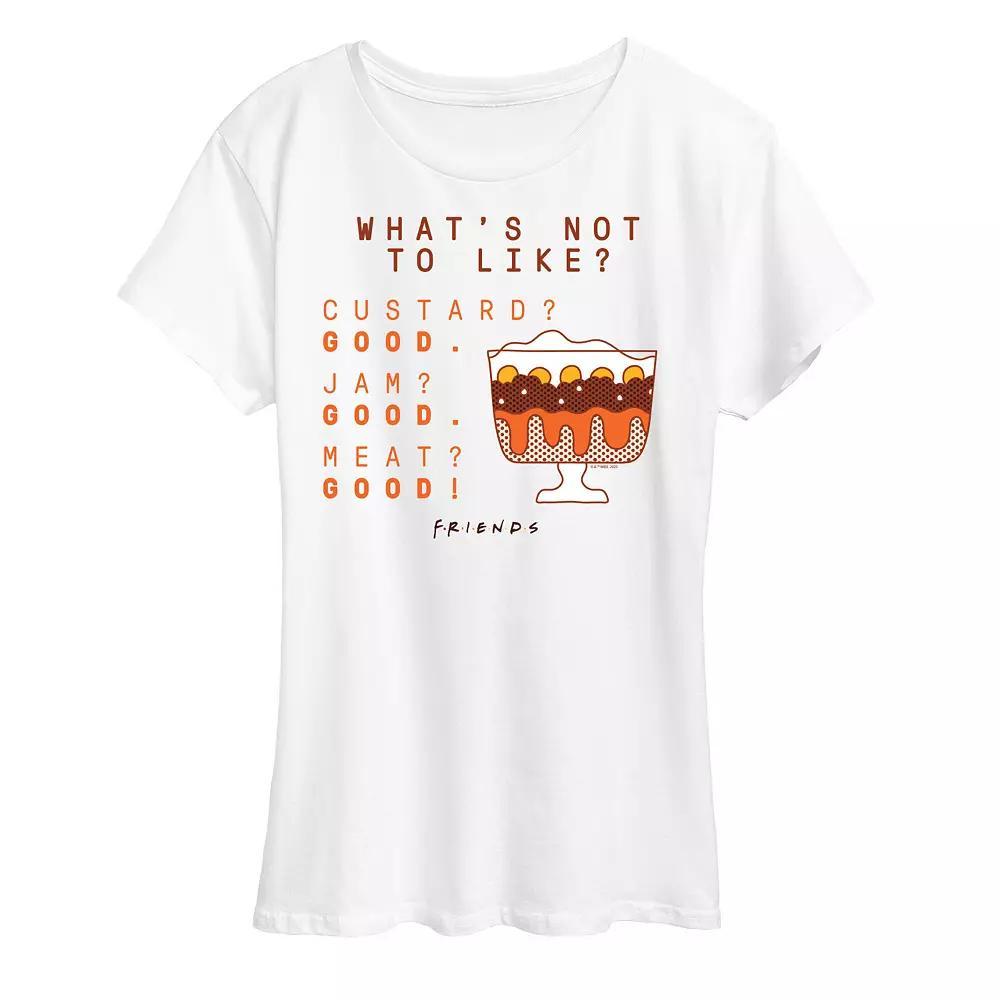 Women's Friends What's Not To Like Graphic Tee, Girl's, Size: Medium, Grey Gray Product Image
