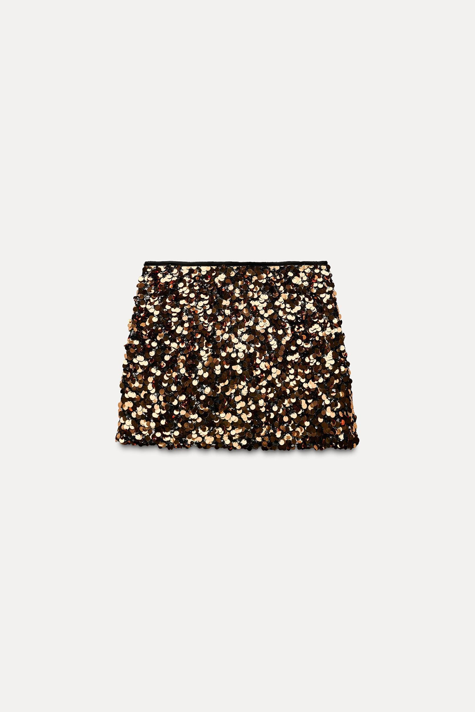 SEQUIN MINI SKIRT Product Image