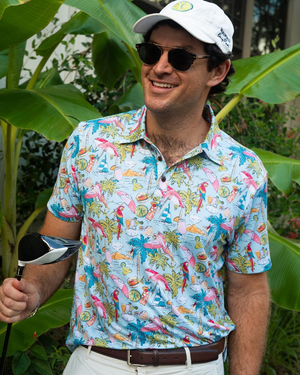 Margaritaville by Kenny Flowers – The Cheeseburger in Par-adise - Golf Shirt Product Image