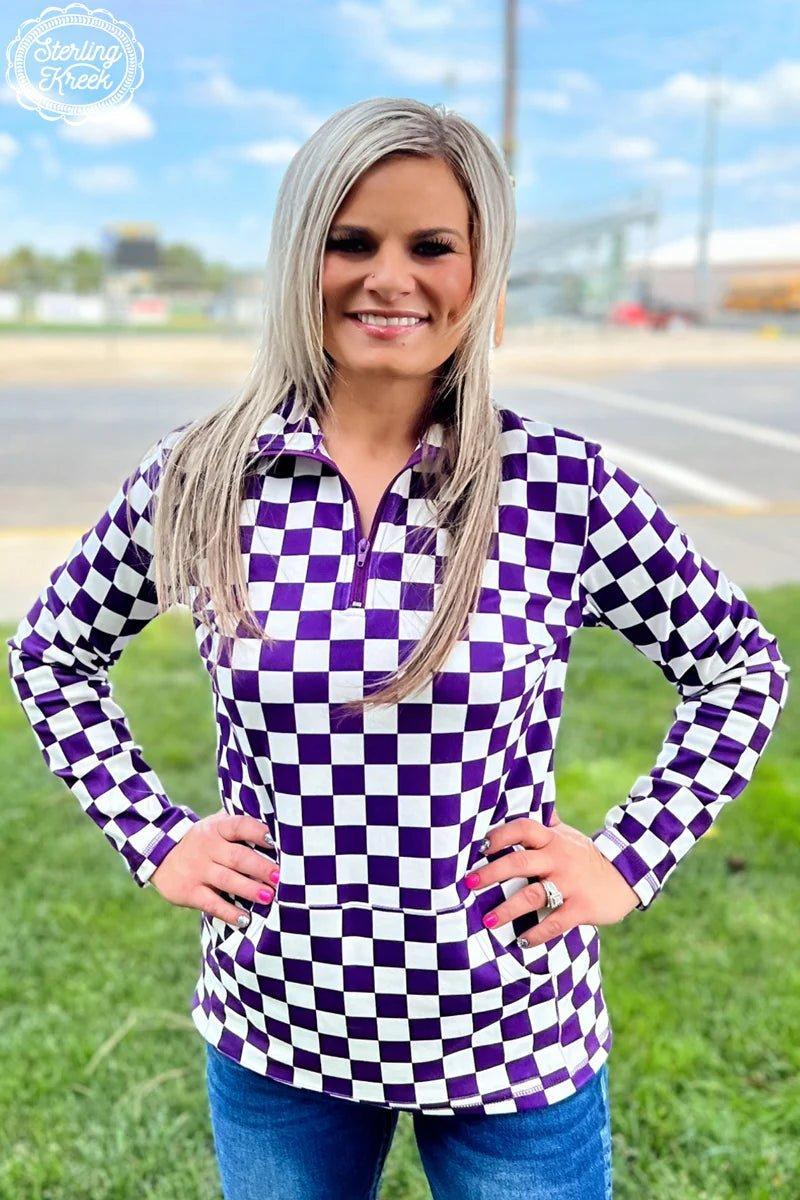 Sterling Kreek Purple Pep Rally Pullover Product Image